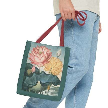 The Sacred Egyptian Lotus by Robert John Thornton Tote Bag (AOP)