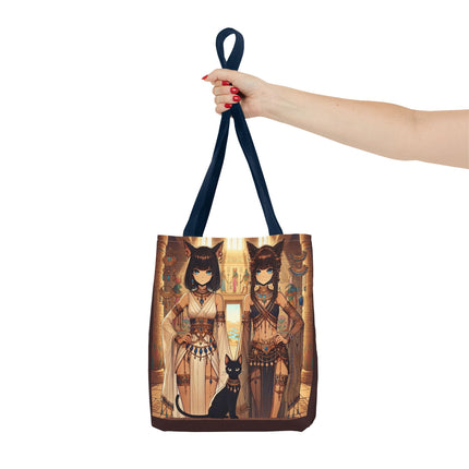 The Egyptian Priestess Cats Tote Bag – Temple Guardians & Ancient Grace