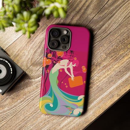 Mermaid Dive Phone Case – Vibrant Waves & Playful Elegance