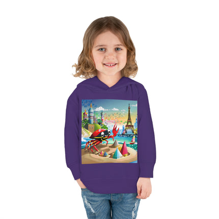 Crab Architect Toddler Pullover Fleece Hoodie