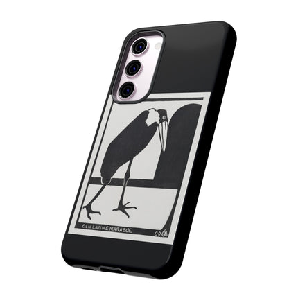A Lame Marabou by Samuel Jessurun de Mesquita Phone Cases
