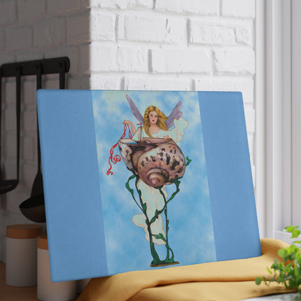 Enchanting Serenity Glass Cutting Board