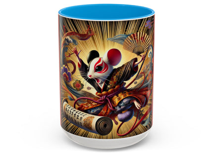 Theatrical Mouse on a Mission Colorful Mugs (11oz, 15oz)