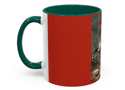 Napoleon Crossing the Alps by Jacques-Louis David Colorful Mugs (11oz, 15oz)