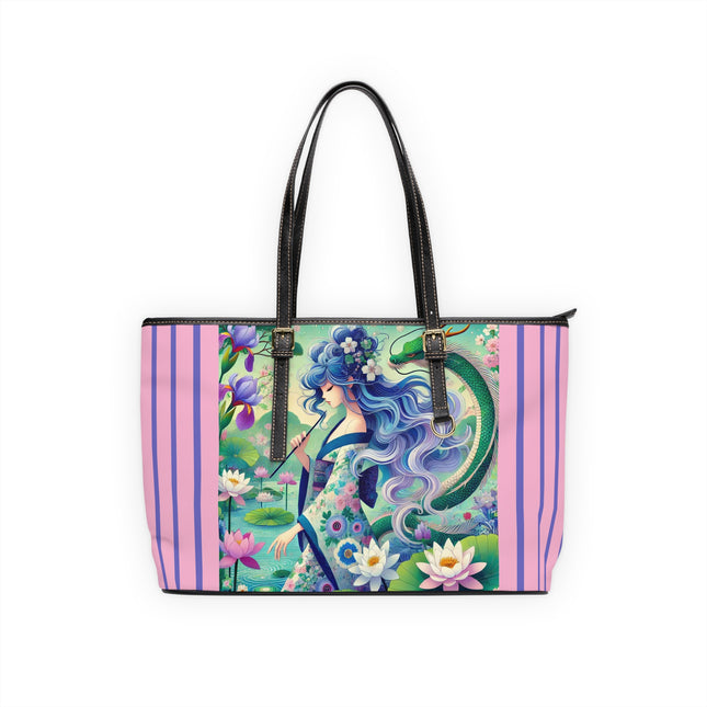 Fairy of the Koi Pond PU Leather Shoulder Bag