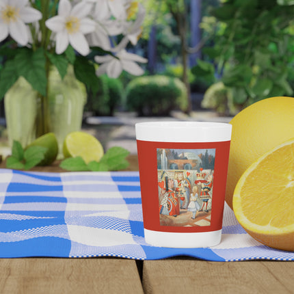 Off with her head! Off with— by Sir John Tenniel Ceramic Shot Glass