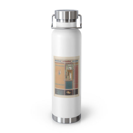 Pompeii Wall Pl.20 by Victor Steeger Copper Vacuum Insulated Bottle, 22oz