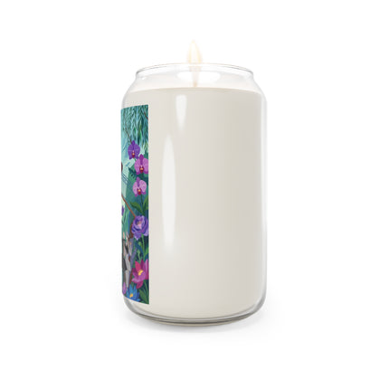 🌸💞 The Lovers On The Garden Bridge Scented Soy Candle – Art Deco Floral Romance