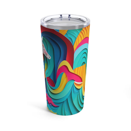 Surfing Zebra Tumbler 20oz