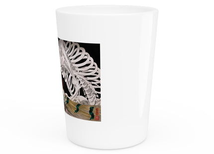 Mitsukuni Defying the Skeleton Spectre by Utagawa Kuniyoshi Ceramic Shot Glass