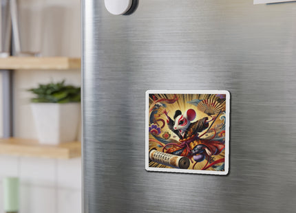 Theatrical Mouse on a Mission Die-Cut Magnets (5 Sizes)