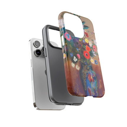 Bouquet of Flowers by Odilon Redon Phone Cases