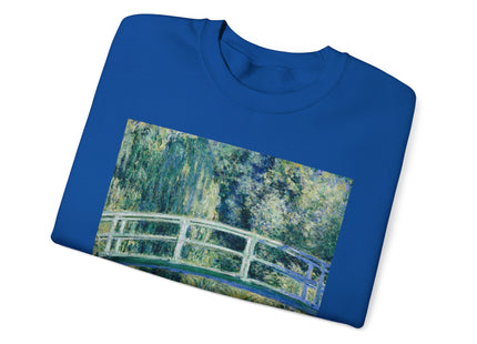 Water Lilies and Japanese Bridge by Claude Monet Heavy Blend™ Crewneck Sweatshirt