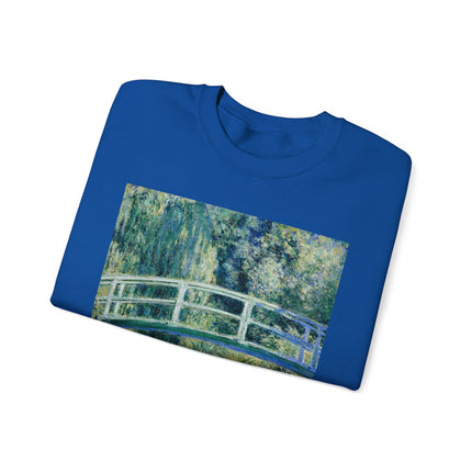 Water Lilies and Japanese Bridge by Claude Monet Heavy Blend™ Crewneck Sweatshirt