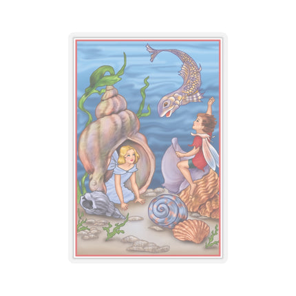 Fairy Whispers of the Sea Kiss-Cut Stickers (4 Sizes)