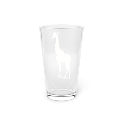 Giraffe by Charles Dessalines D' Orbigny Glass, 16oz