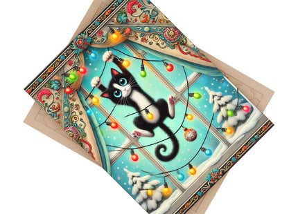 Mischief in Tinselland Ceramic Tile
