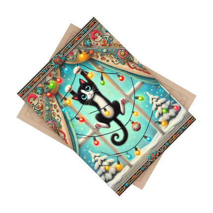 Mischief in Tinselland Ceramic Tile