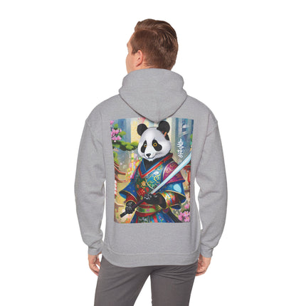 Cyberpunk Samurai Panda – Heavy Blend™ Hooded Sweatshirt