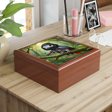 The African Grey Sentinel Treasure Chest
