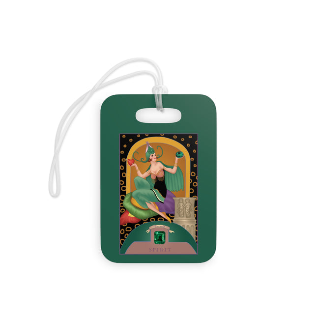 May & Emerald (from the Gem Series) by Sofia Chiostri Luggage Tags - Rectangle & Round