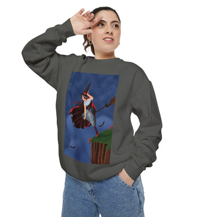 The Enchanted Witch Unisex Garment-Dyed Sweatshirt