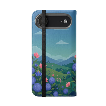 🌸🌿 The Garden Hide-And-Seek Flip Case – Art Deco Floral Whimsy