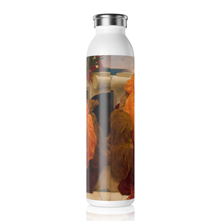 Flaming June by Frederic Leighton Slim Water Bottle