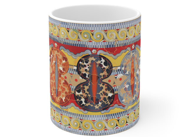 Reproduction of the Shield Frieze by Emile Gilliéron Ceramic Mug 11oz