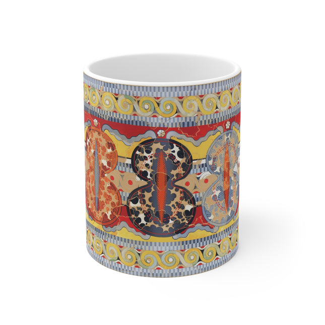 Reproduction of the Shield Frieze by Emile Gilliéron Ceramic Mug 11oz