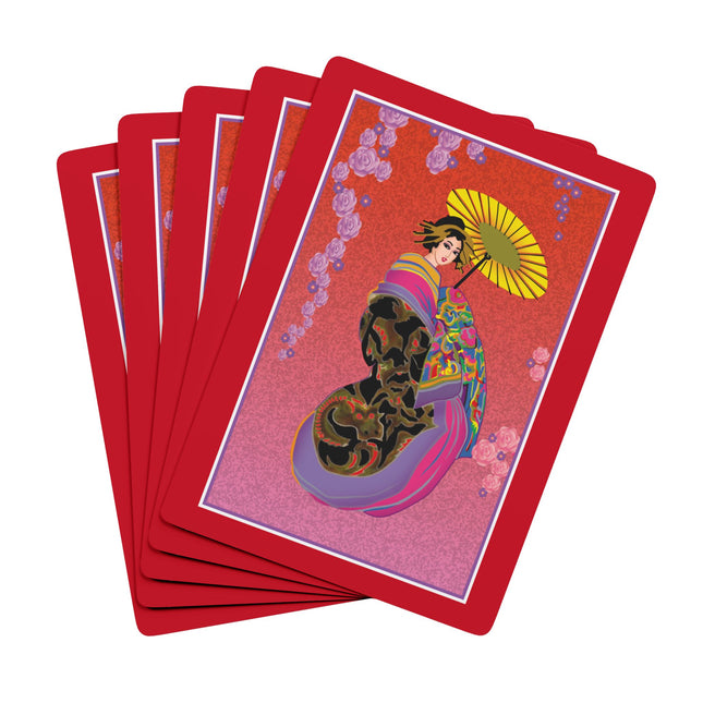 Enchanting Geisha Playing Cards