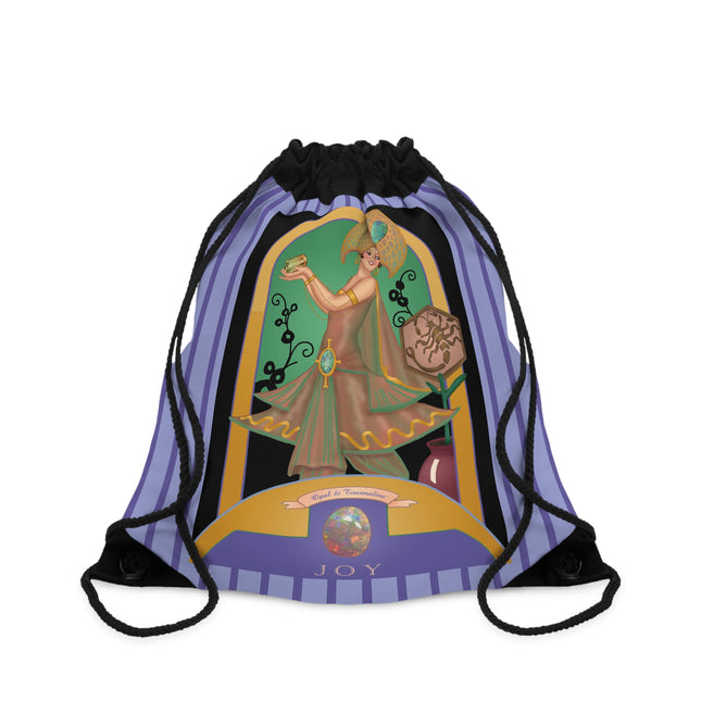 October & Opal, Tourmaline Zodiac Drawstring Bag
