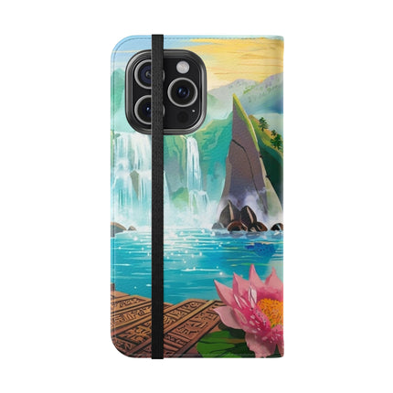 🐉💎 Wisdom's Guardian Flip Case – Dragon's Embrace & Eternal Wisdom