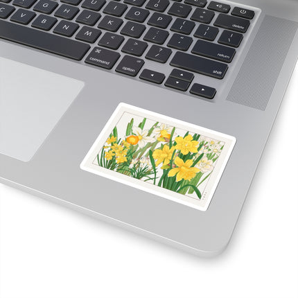 Daffodil by Tanigami Kônan Kiss-Cut Stickers (4 Sizes)