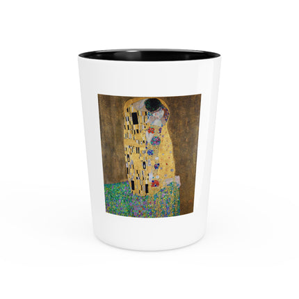 The Kiss by Gustav Klimt Ceramic Shot Glass