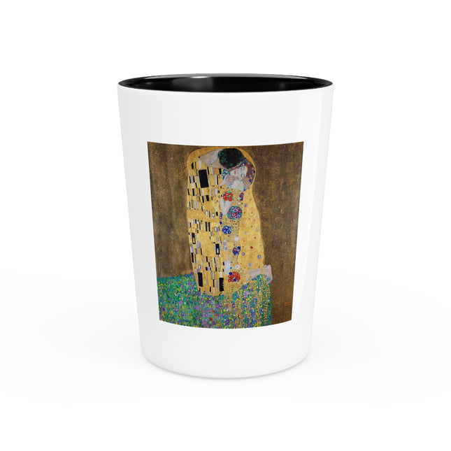 The Kiss by Gustav Klimt Ceramic Shot Glass