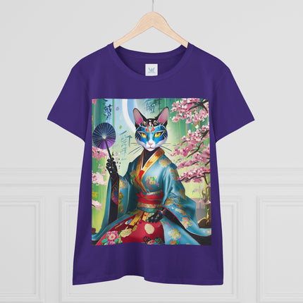 Cyberpunk Geisha Cotton Tee