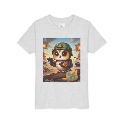 Owl on the Front Lines Youth Short Sleeve Tee