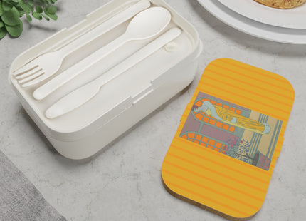 Sur Les Marches Du Jardin by Georges LePape Bento Lunch Box