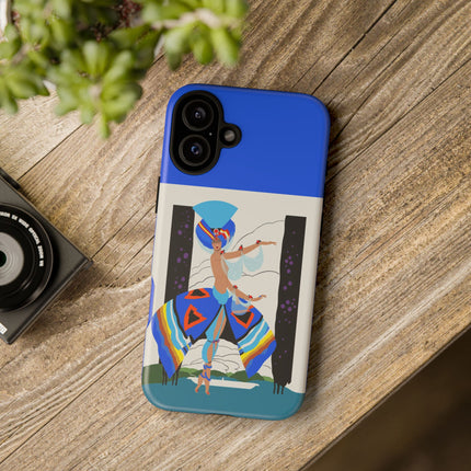 Exotic Dancer Phone Case – Vibrant Performance & Art Deco Flair