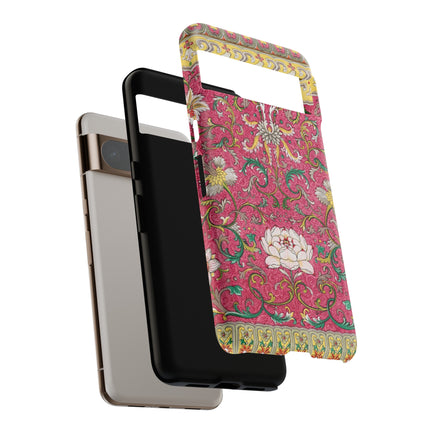 Pink Floral Pattern by Owen Jones Phone Cases