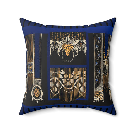 La décoration moderne dans le textile Pl. 4 by Gaston Charlet Spun Polyester Square Pillow