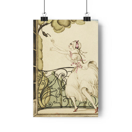 Sur talons rouges (On Red Heels) pl 02 by Gerda Wegener Giclée Art Print