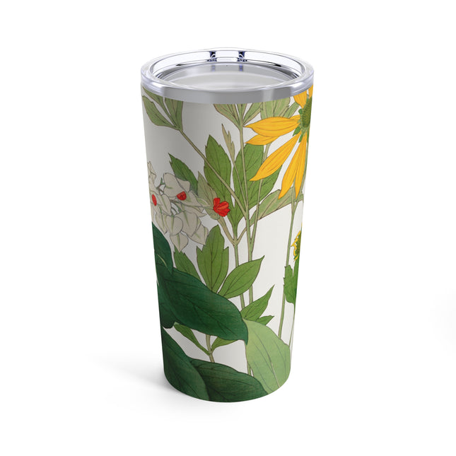 Clerodendrum & Rudbeckia Flower by Tanigami Kônan Tumbler 20oz