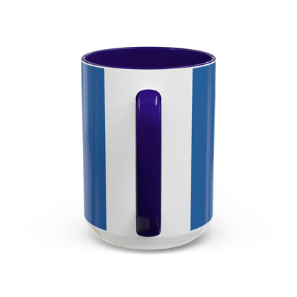 💙🌼 The Bluebell Christmas Promenade Colorful Mug – Art Deco Holiday Fantasy