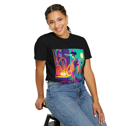 Dance of the Skeleton Ballerinas Unisex Garment-Dyed T-shirt