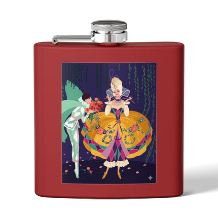 Enchanted Courtship Flask – Whimsical Elegance & Floral Romance