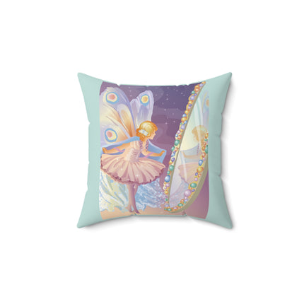 Reflections of Enchantment Spun Polyester Square Pillow