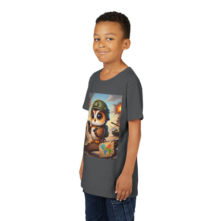 Owl on the Front Lines Youth Short Sleeve Tee