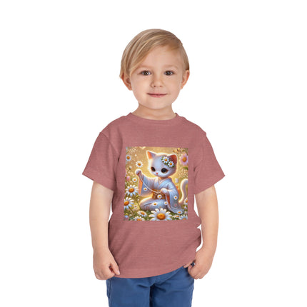 Daisy Chain Whimsy Toddler Short Sleeve Tee